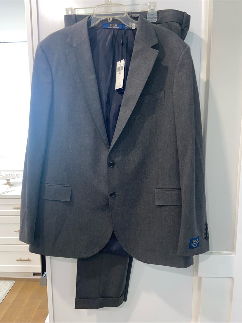 Ralph Lauren Gray Two-Button Men's Suit